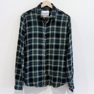Cloudveil Flannel Plaid Work Button Shirt Size L